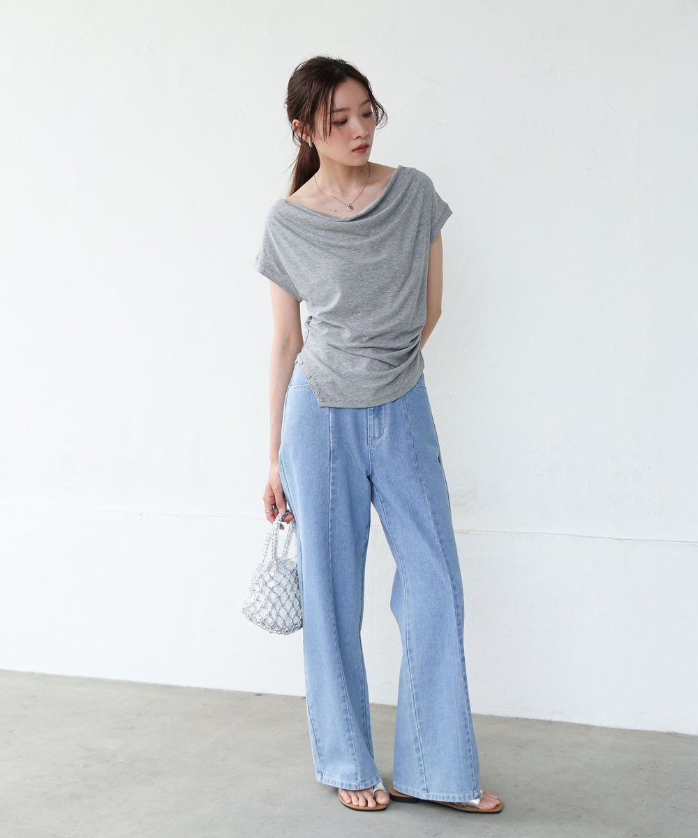 ドレープコンパクトトップス