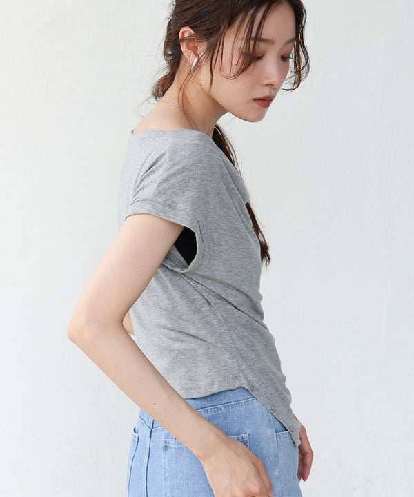 ドレープコンパクトトップス