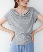 ドレープコンパクトトップス