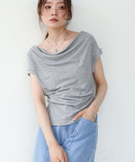 ドレープコンパクトトップス