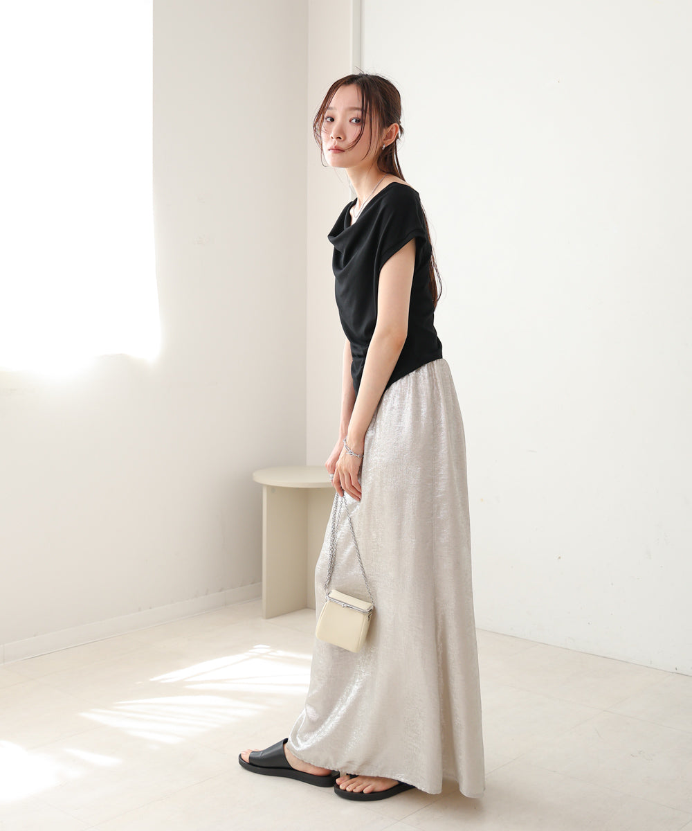 ドレープコンパクトトップス