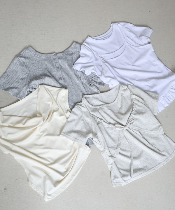 ドレープコンパクトトップス