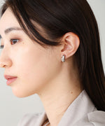 ダブルしずくメタルイアリング