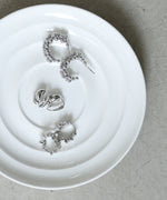 ダブルしずくメタルイアリング