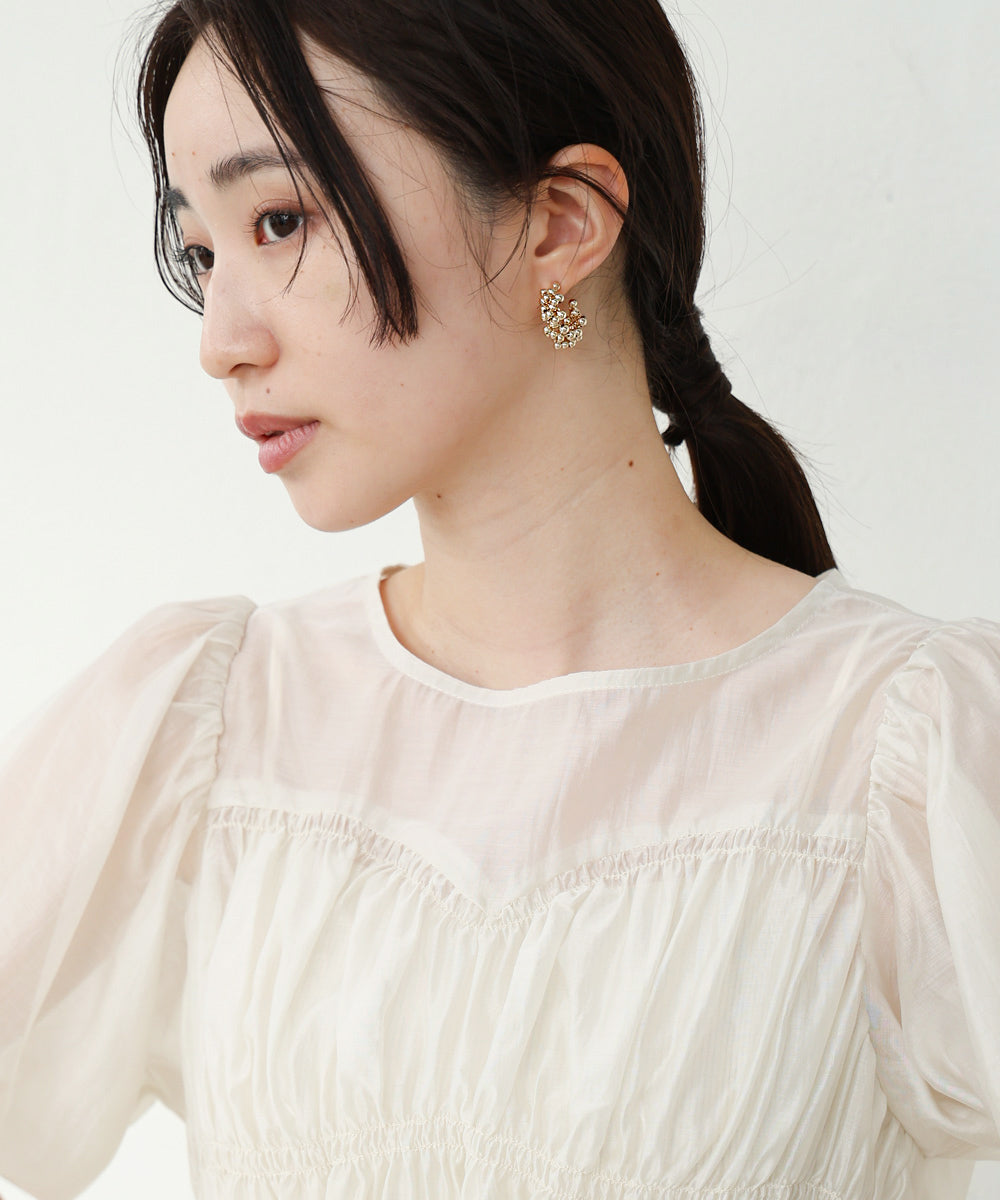 ランダムボールデザインピアス