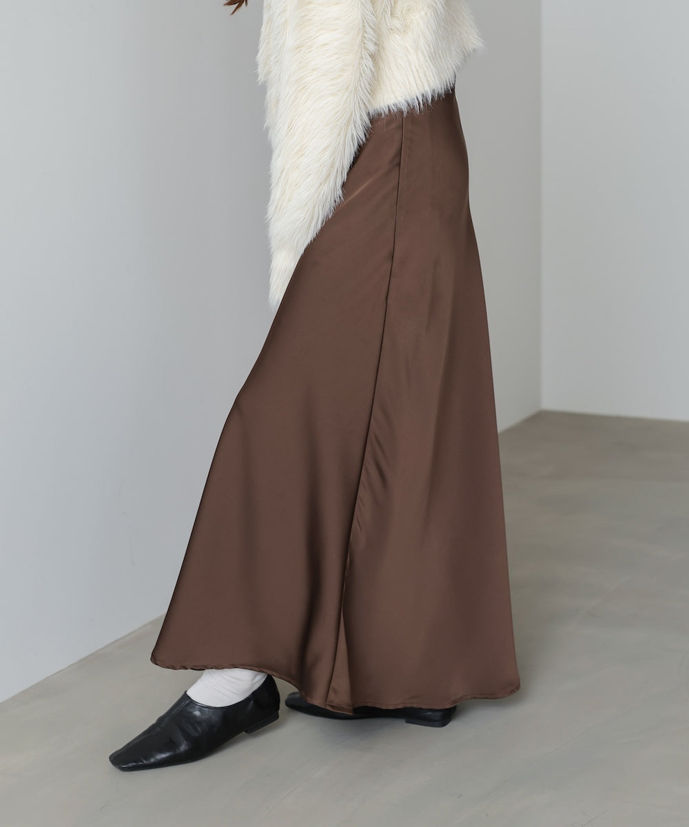 【選べるサイズ展開】サテンナロースカート