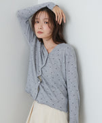 ドットメローカーディガン