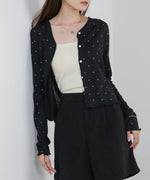 ドットメローカーディガン