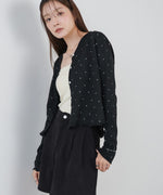 ドットメローカーディガン