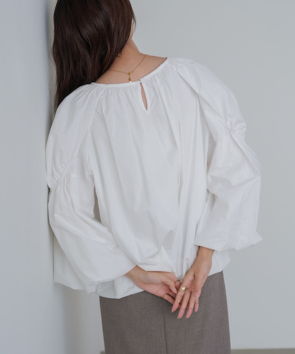 バルーンギャザーブラウス