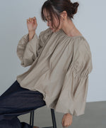 バルーンギャザーブラウス