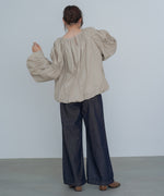 バルーンギャザーブラウス