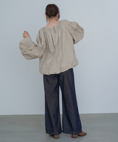 バルーンギャザーブラウス