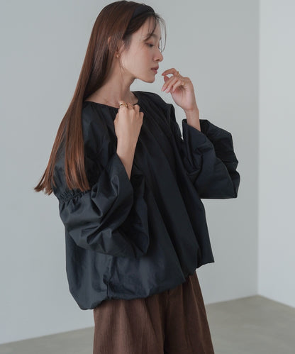 バルーンギャザーブラウス