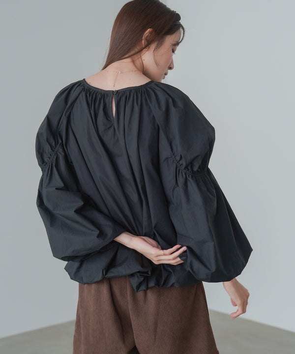 バルーンギャザーブラウス