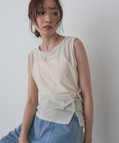 ベロアタンクトップ