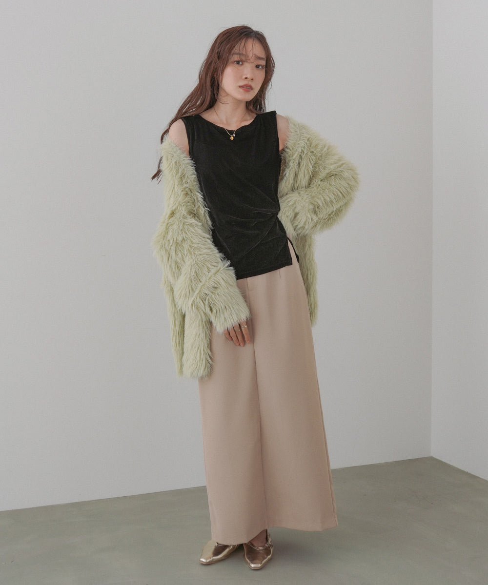 ベロアタンクトップ