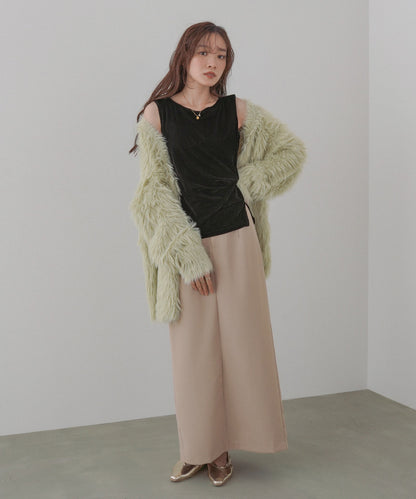 ベロアタンクトップ