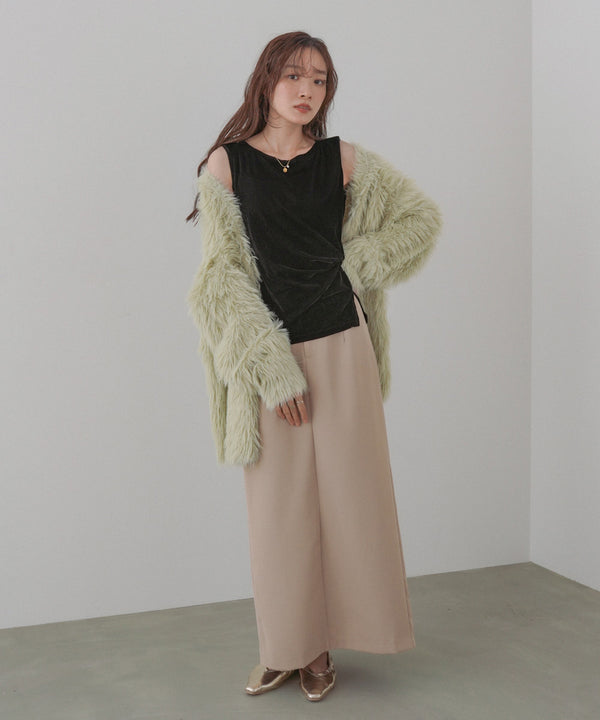 ベロアタンクトップ