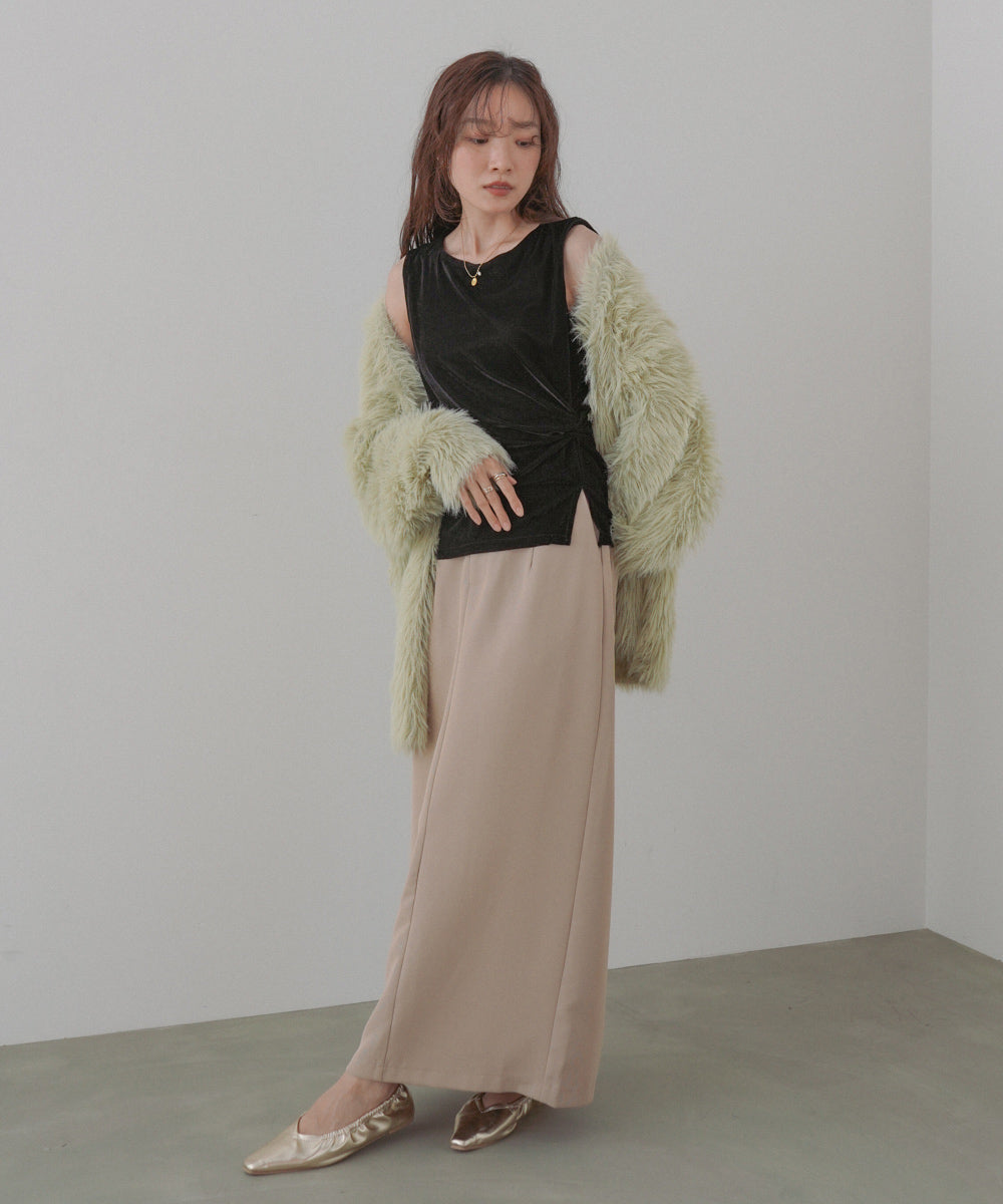 ベロアタンクトップ