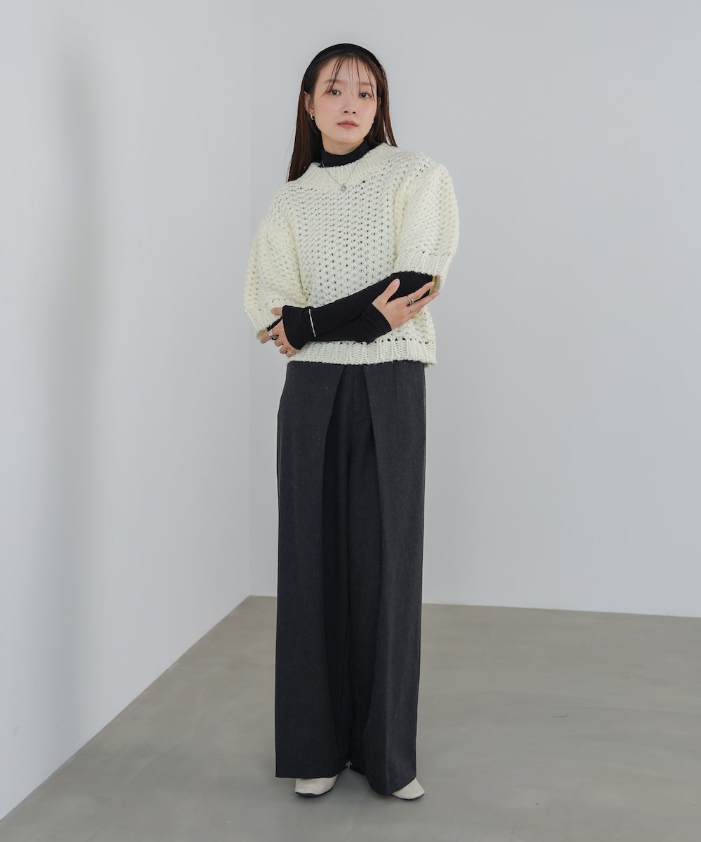 半袖ハンドニット