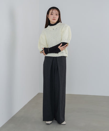 半袖ハンドニット