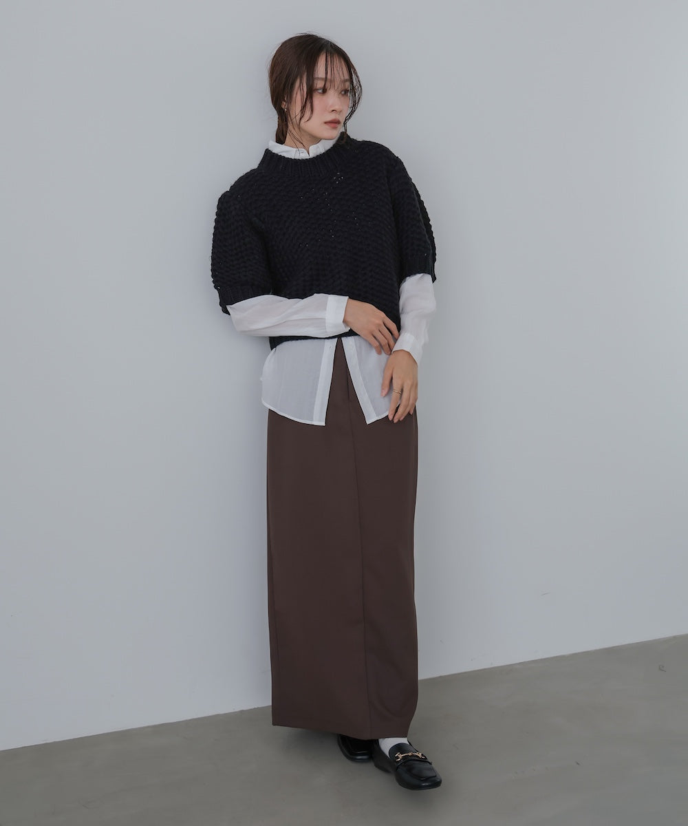 半袖ハンドニット