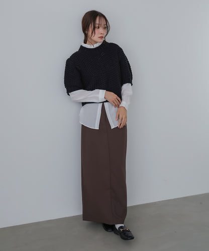 半袖ハンドニット