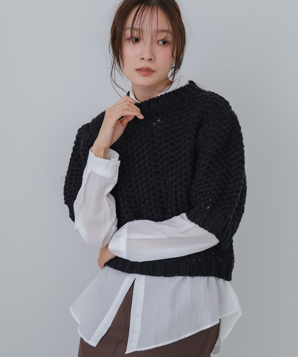 半袖ハンドニット – Bab