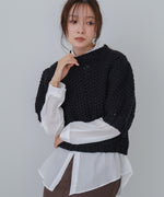 半袖ハンドニット