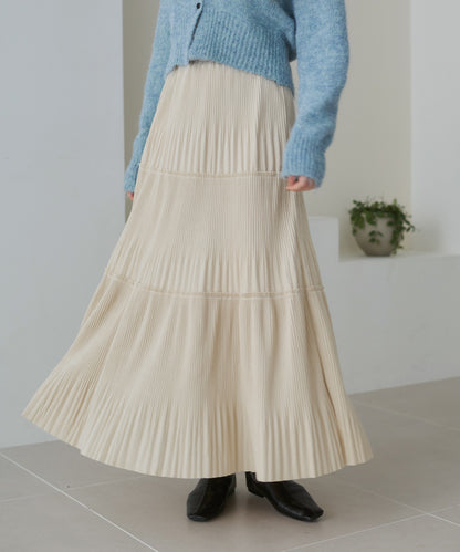 ベロアプリーツスカート