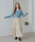 ベロアプリーツスカート