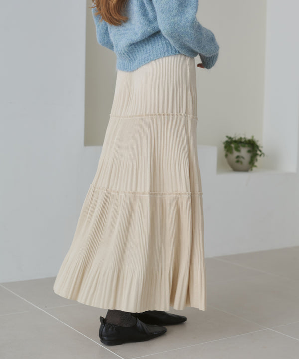 ベロアプリーツスカート