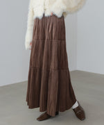 ベロアプリーツスカート