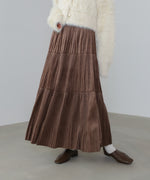 ベロアプリーツスカート