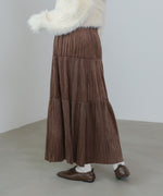 ベロアプリーツスカート