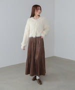 ベロアプリーツスカート