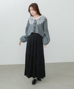 ベロアプリーツスカート