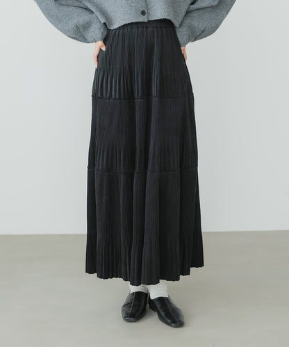 ベロアプリーツスカート