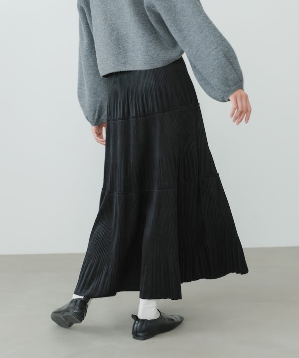 ベロアプリーツスカート