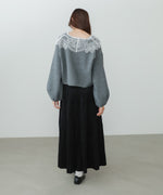 ベロアプリーツスカート