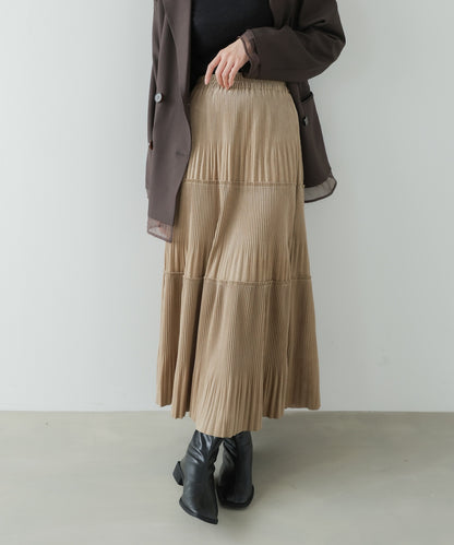 ベロアプリーツスカート