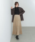 ベロアプリーツスカート