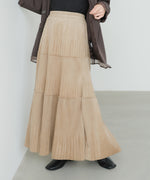 ベロアプリーツスカート