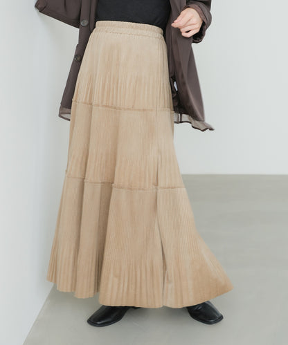 ベロアプリーツスカート