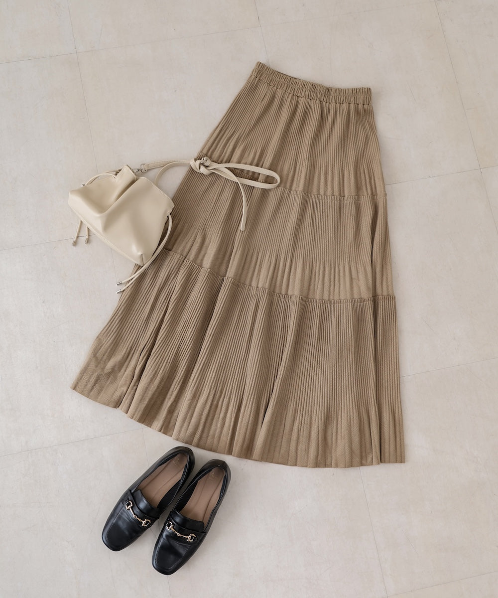 ベロアプリーツスカート