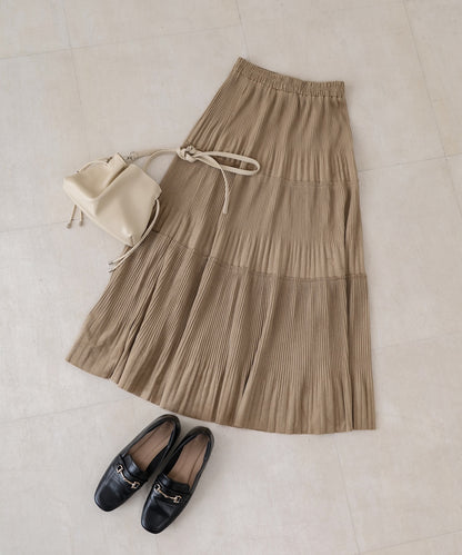 ベロアプリーツスカート