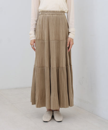 ベロアプリーツスカート