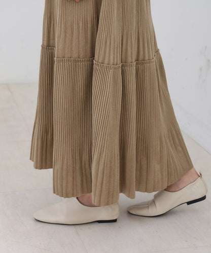 ベロアプリーツスカート