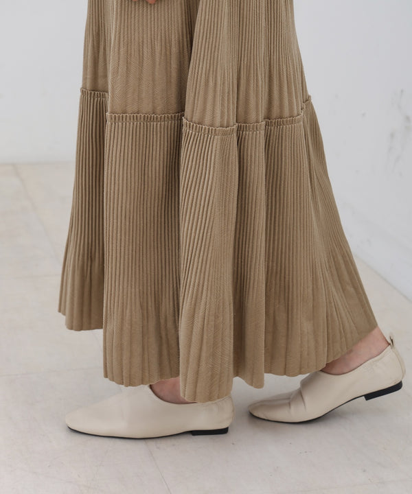 ベロアプリーツスカート